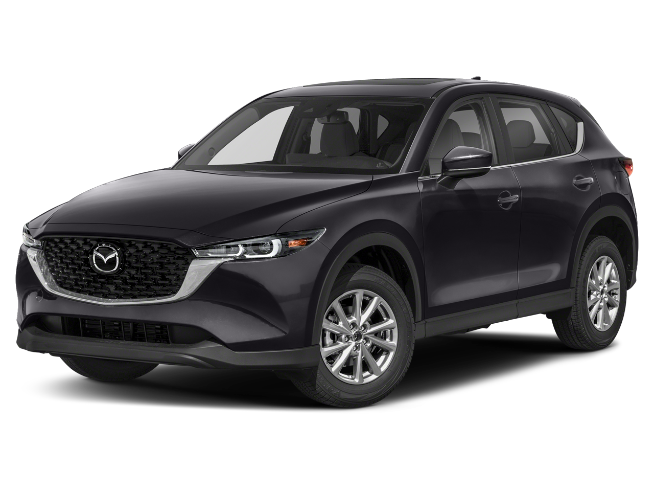 2023 Mazda Mazda CX-5 2.5 S Preferred Package in Machine Gray Metallic — front three-quarter view