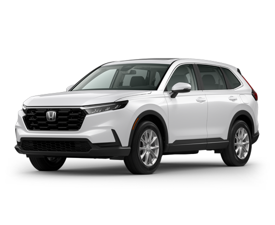 2026 Honda CR-V EX in Platinum White Pearl — front three-quarter view