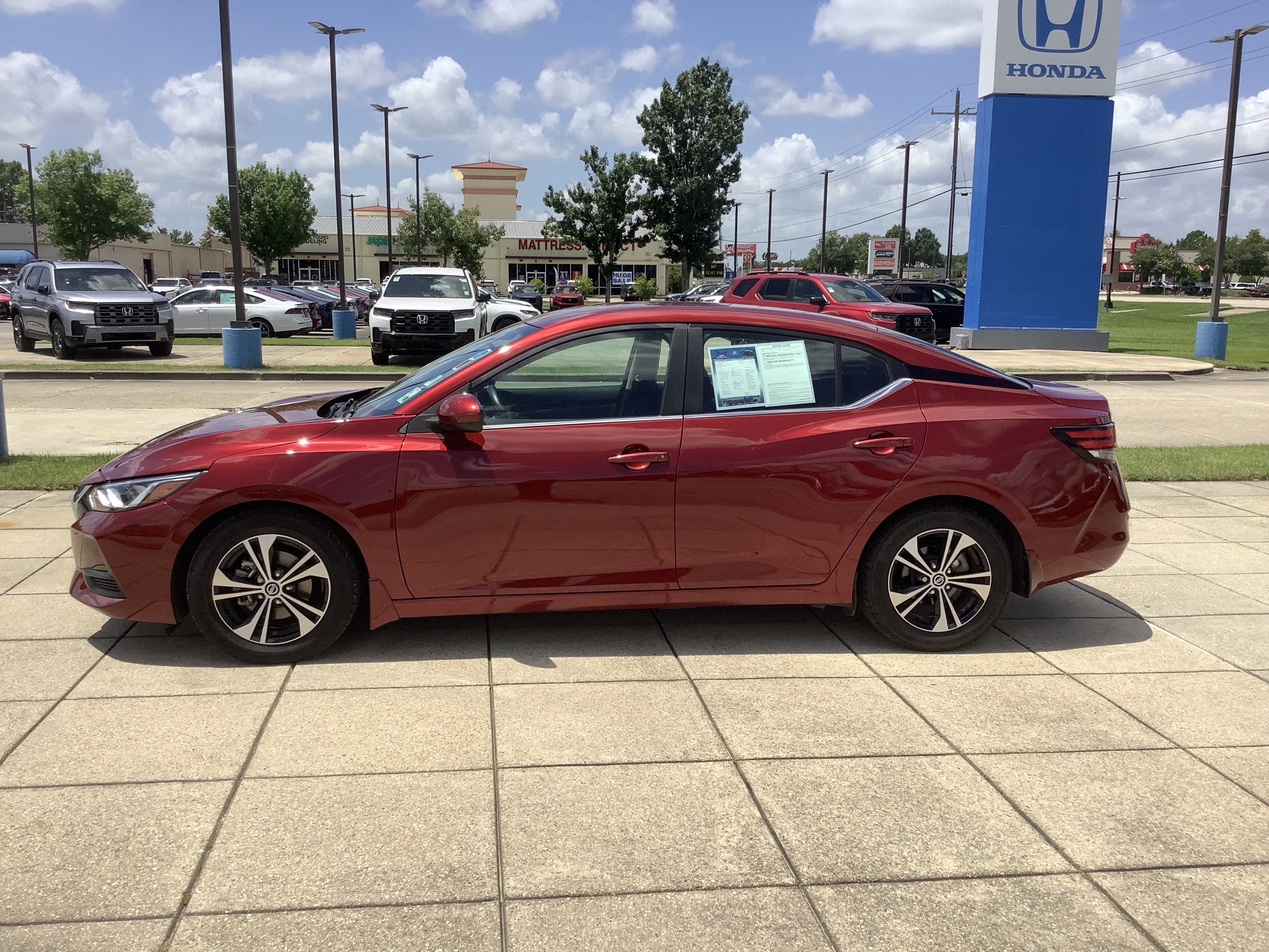 2022 Nissan Sentra — side profile view