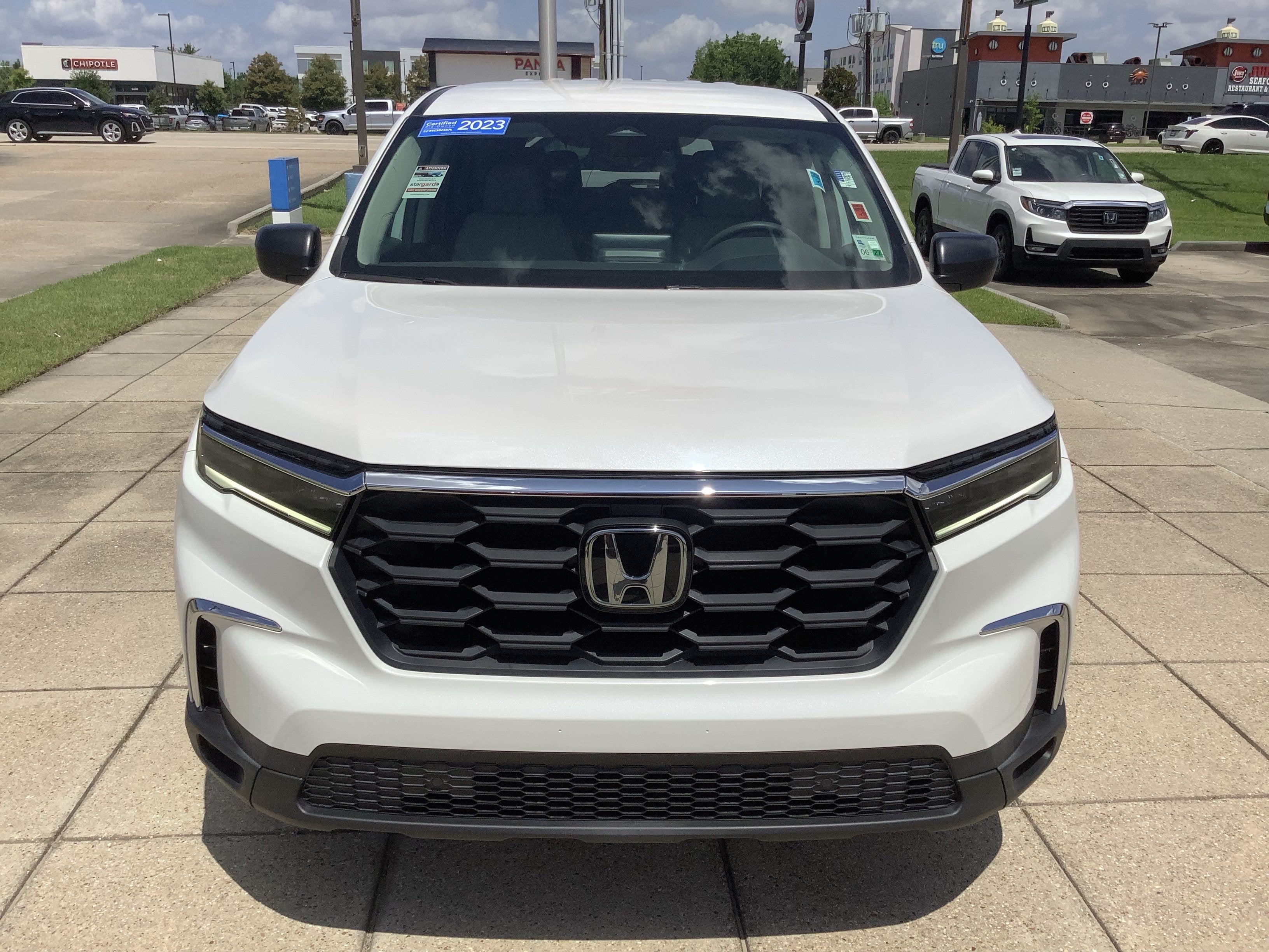 2023 Honda Pilot — rear three-quarter view