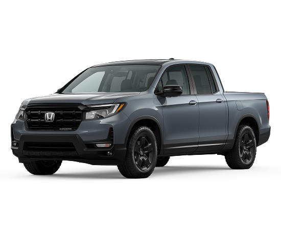 2026 Honda Ridgeline Black Edition Two-Tone in Sonic Gray Pearl — front three-quarter view