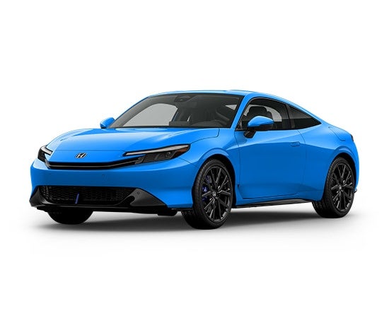 2026 Honda Prelude Hybrid in Boost Blue Pearl — front three-quarter view